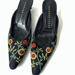 Vintage RICHARD TYLER Low Heel Mule